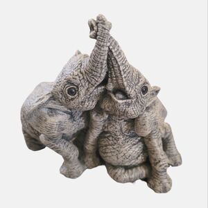Marty Sculpture The Herd Elephant Lad & Lassie 3164 Figurine